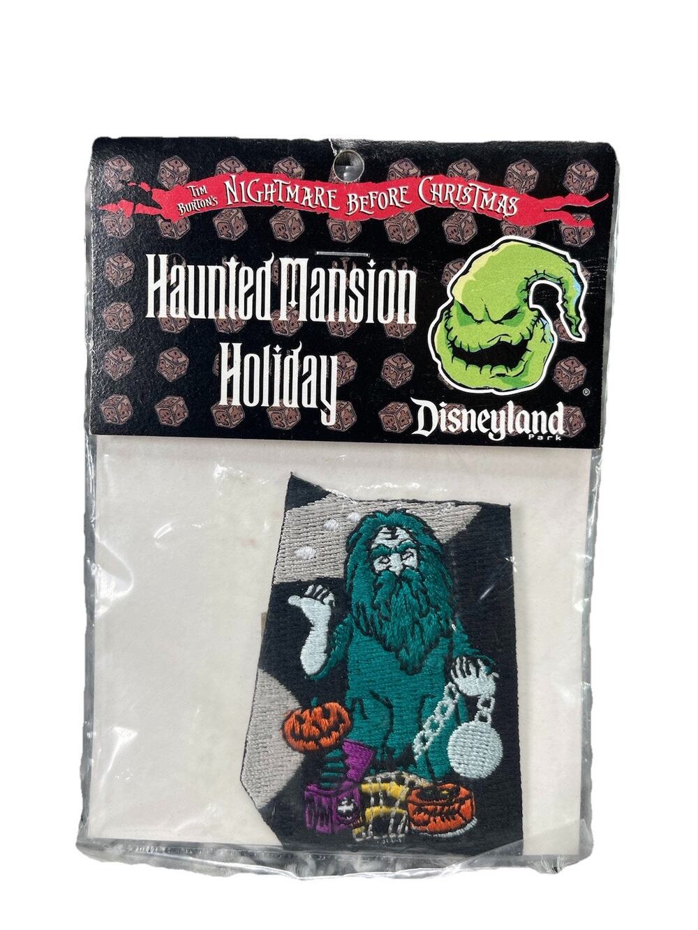 Disneyland Haunted Mansion Holiday Patch 2003 Hitch Hiking Ghost New Sealed